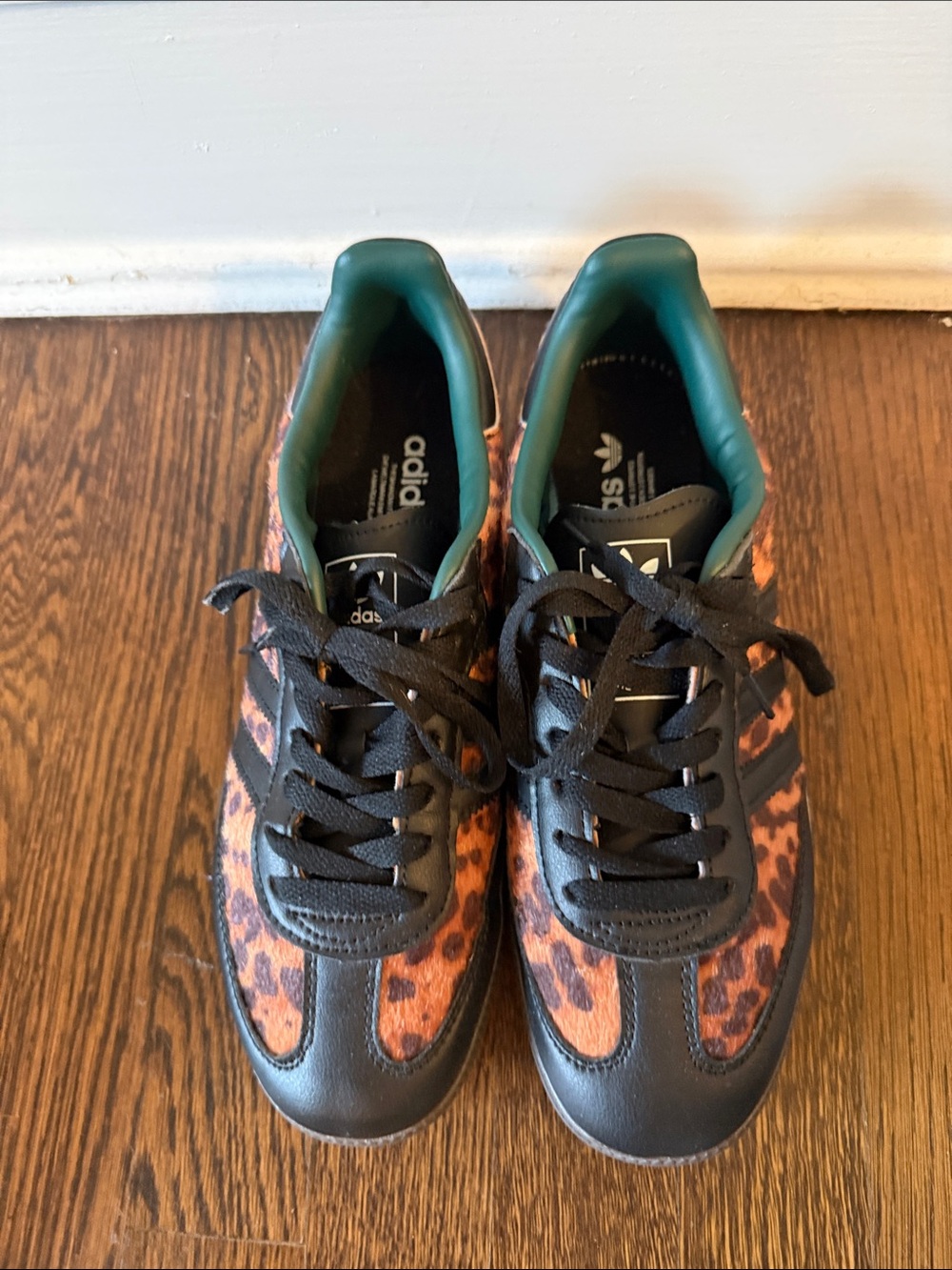 adidas Men’s Leopard Print Sneakers - Black & Brown